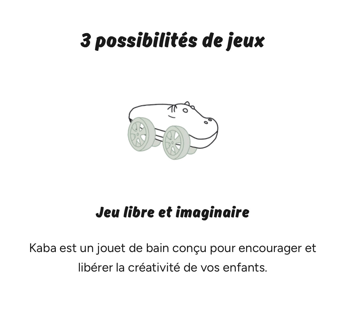 Jouet bain - Flot Kaba - OPPI