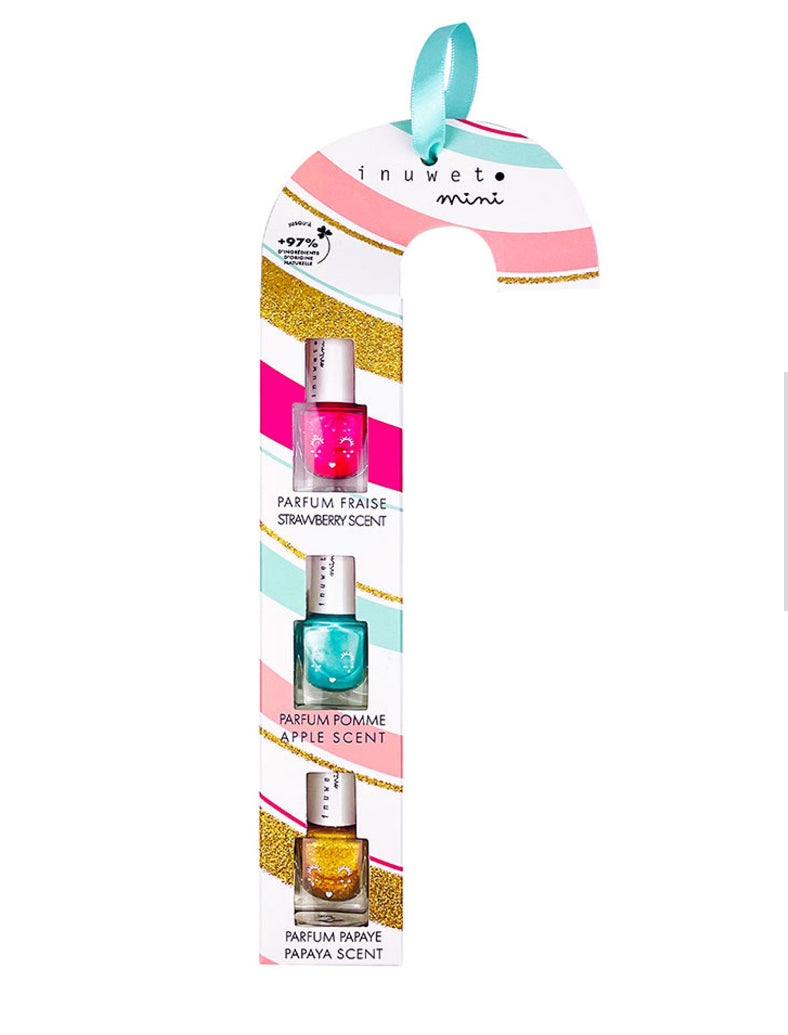 Set de 3 vernis à ongles Edition Noël - Sucre d’Orge - Inuwet