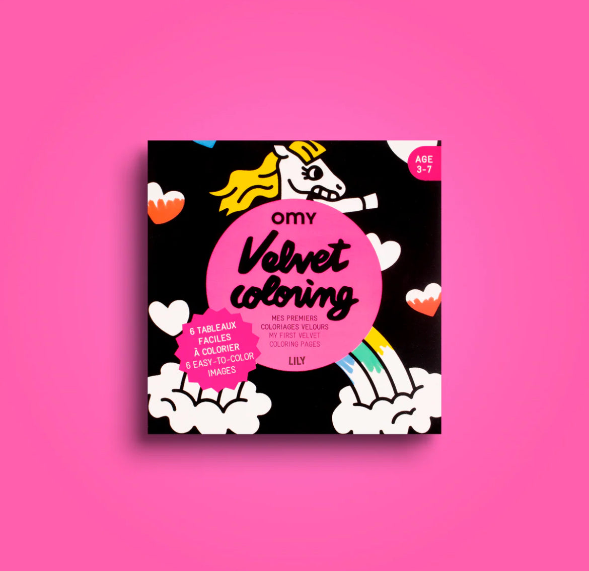 Coloriages velours - Lily -  OMY