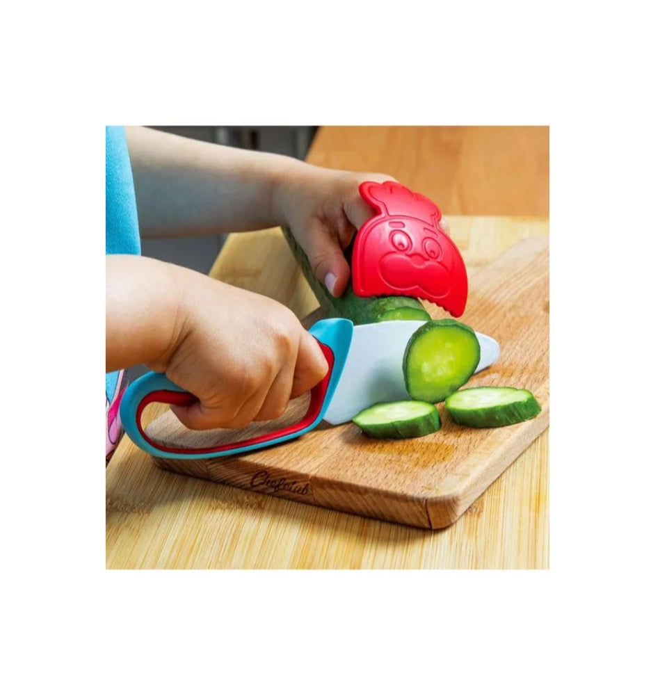 Le couteau du chef - Bleu et Rouge - Chefclub Kids