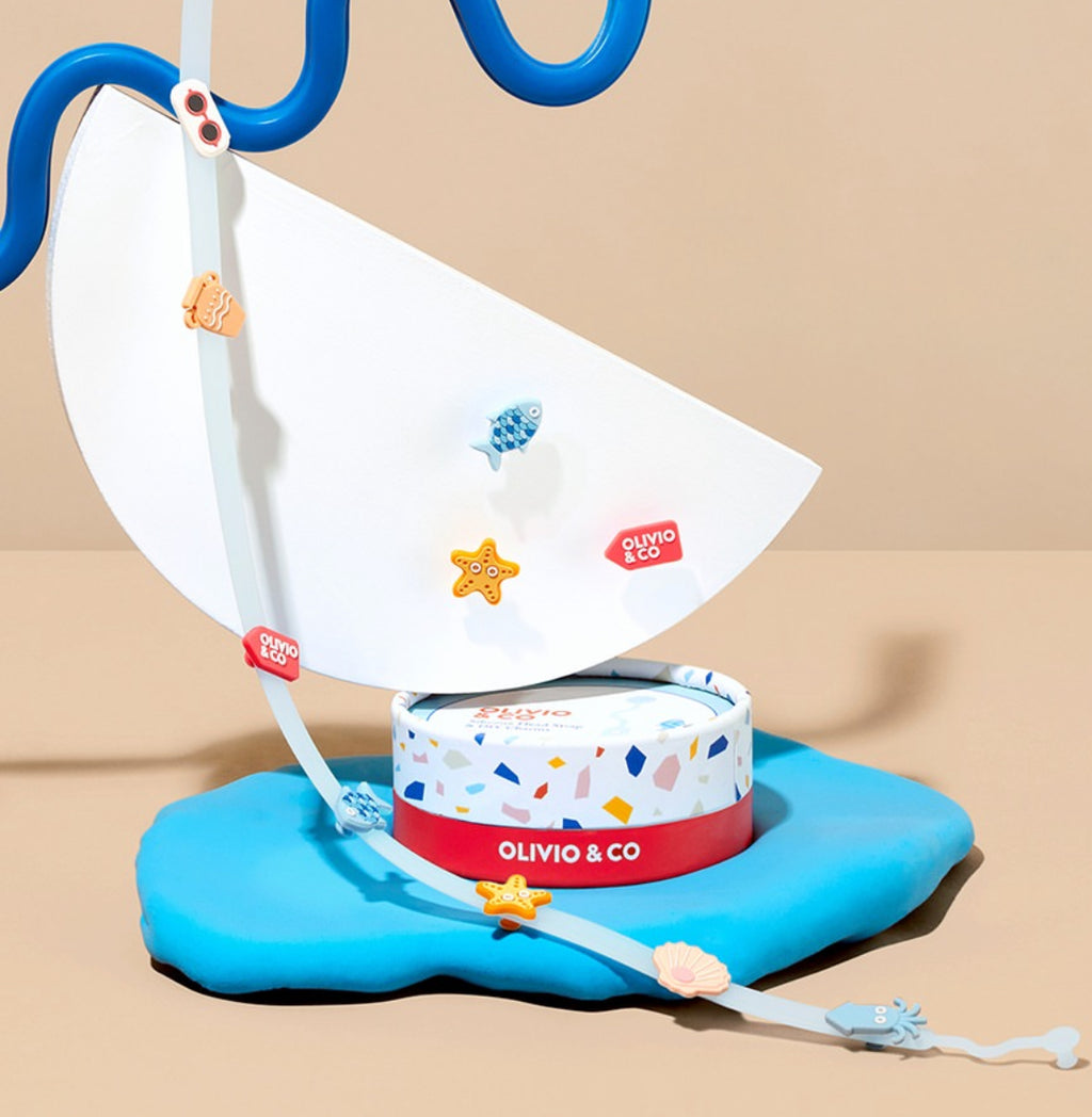 Sangles de lunettes et ses charms - Bleu - Olivio & Co