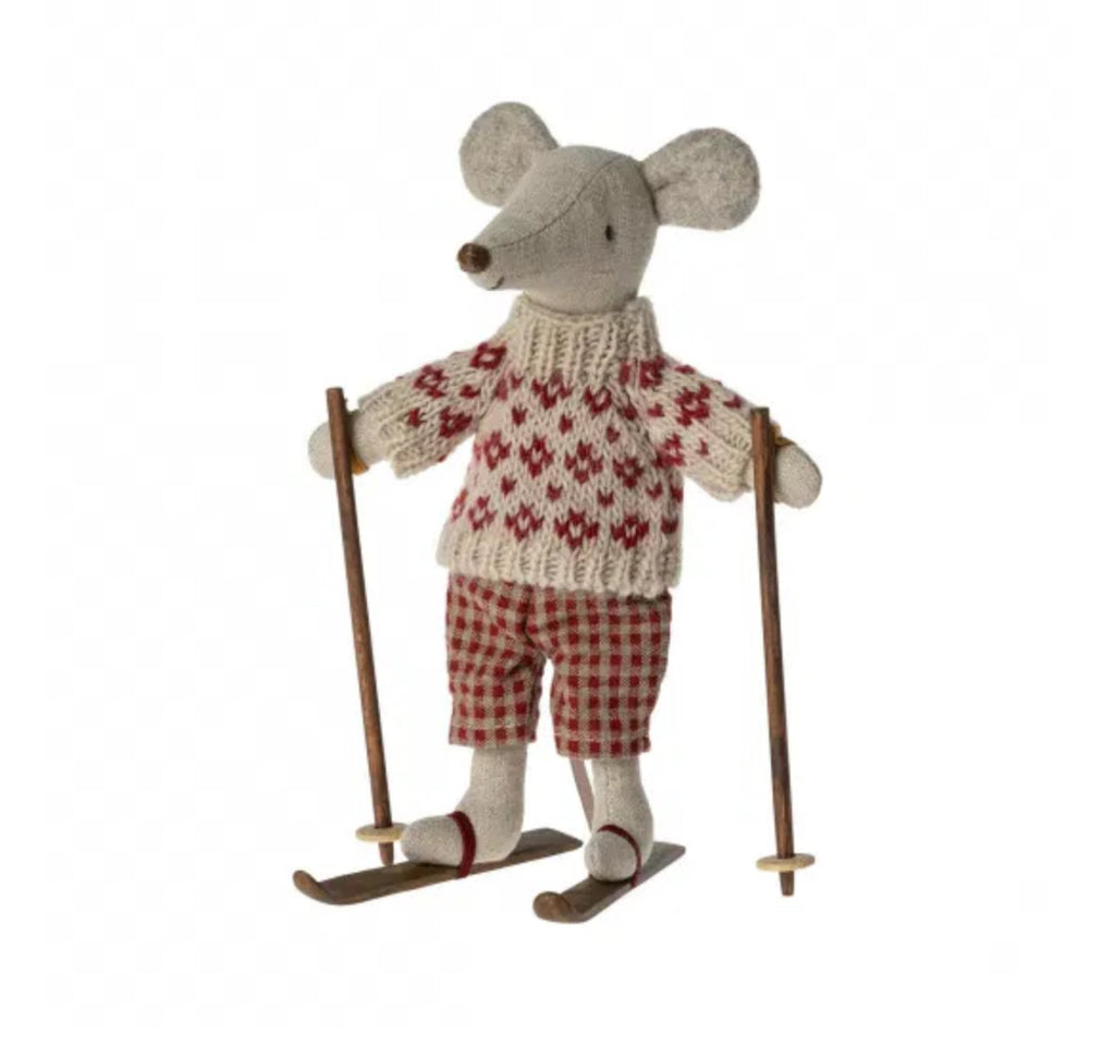 Souris maman - Ski - Maileg