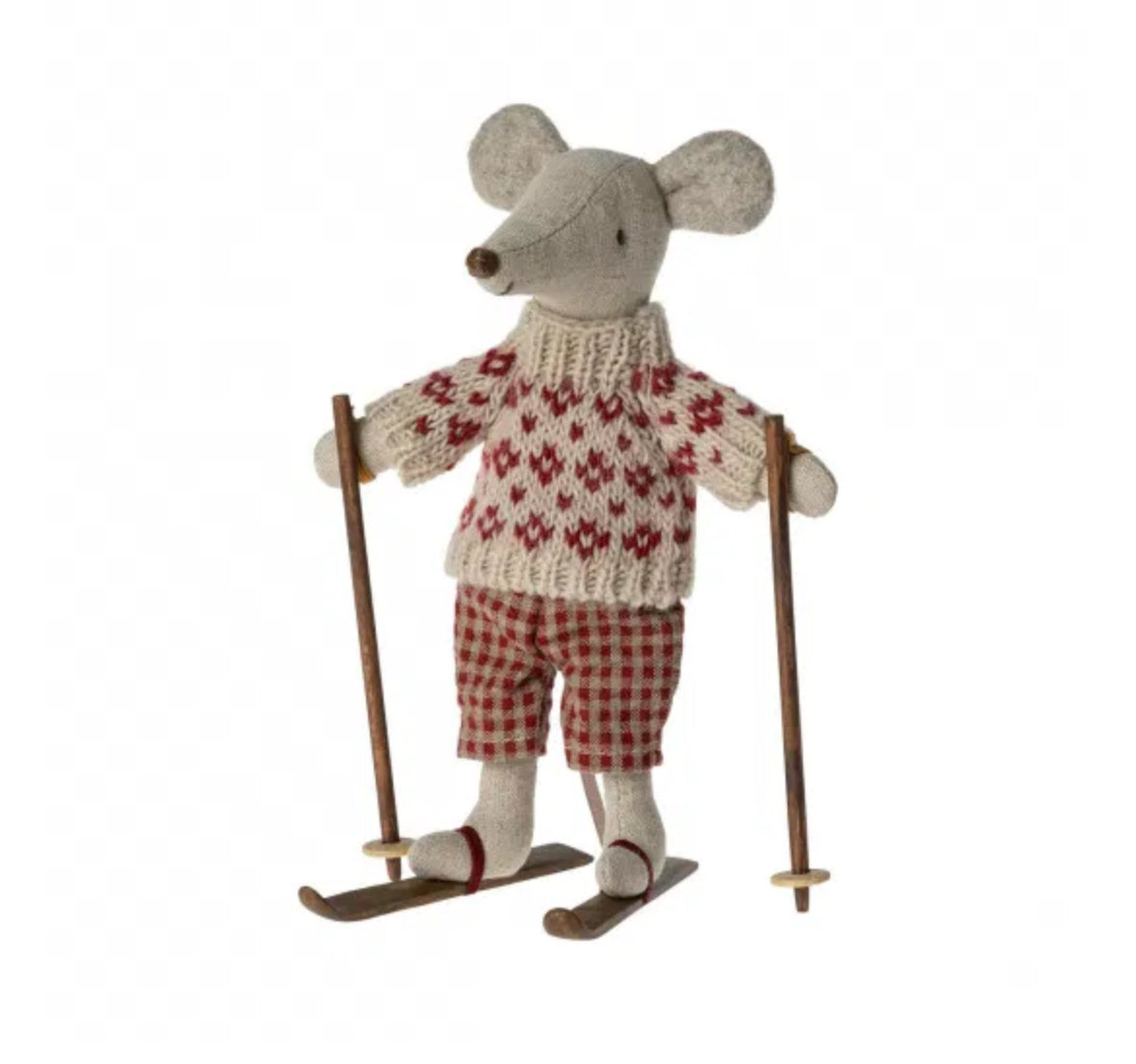 Souris maman - Ski - Maileg