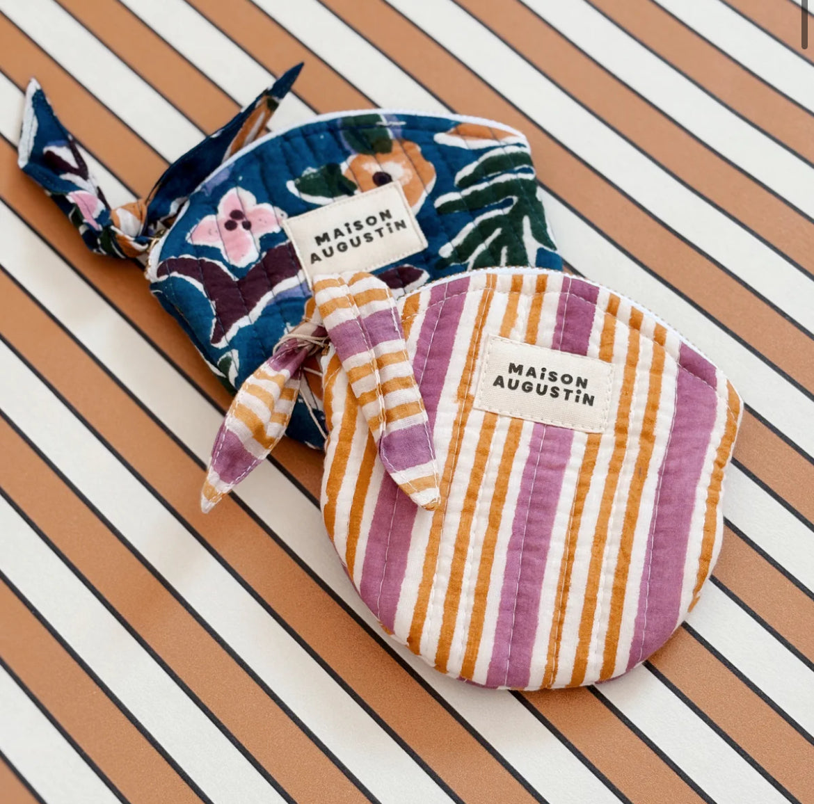 Porte-monnaie - Stripe Soleil - Maison Augustin