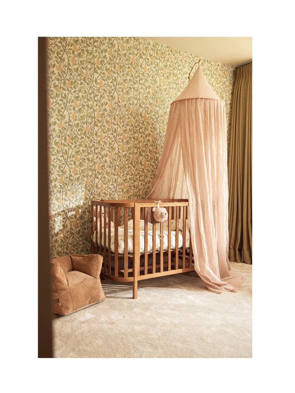 Fauteuil - Velours caramel -  Jollein