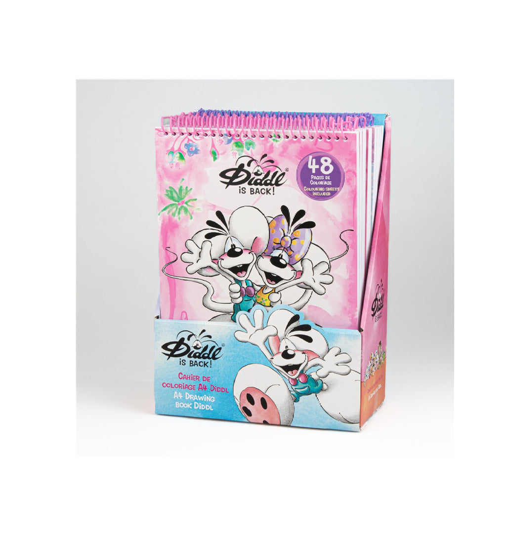 Cahier de coloriage - A4 - Diddl
