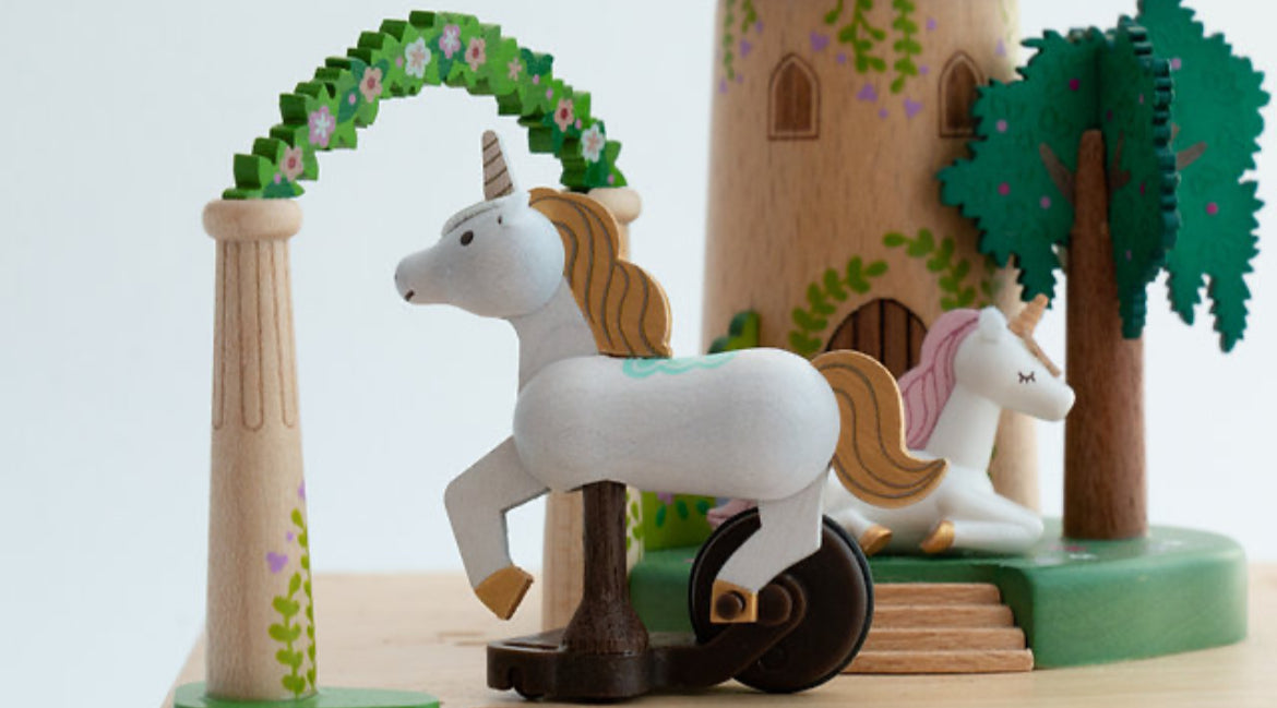 Boite à musique - Licorne dans son jardin n°61 - Wooderful Life