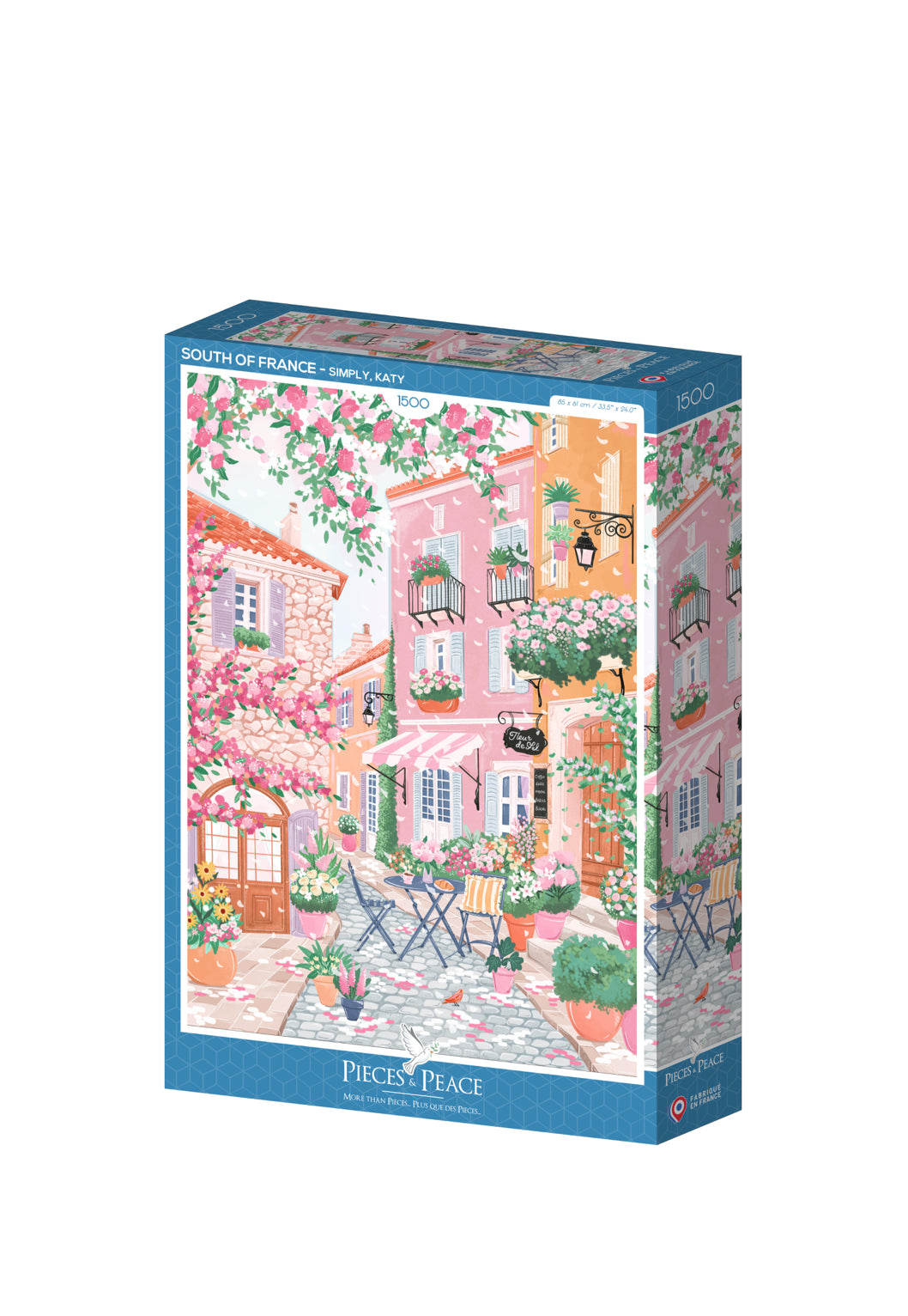 Puzzle 1500 pièces - Sud de la France - Pieces & Peace