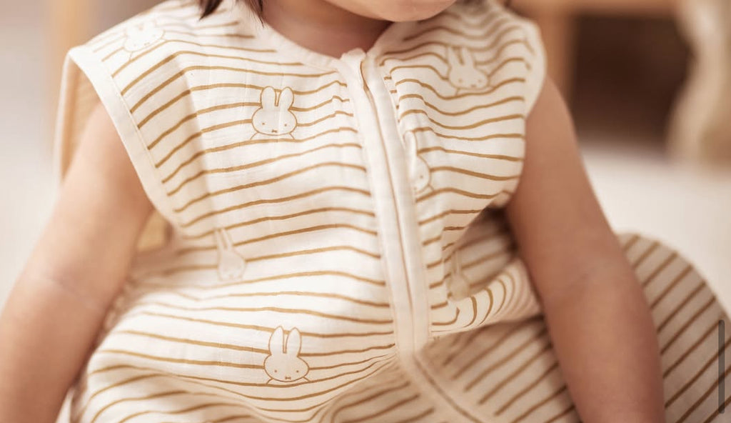 Gigoteuse Gaze de coton sans manches 110 cm- Miffy Stripe -  Jollein