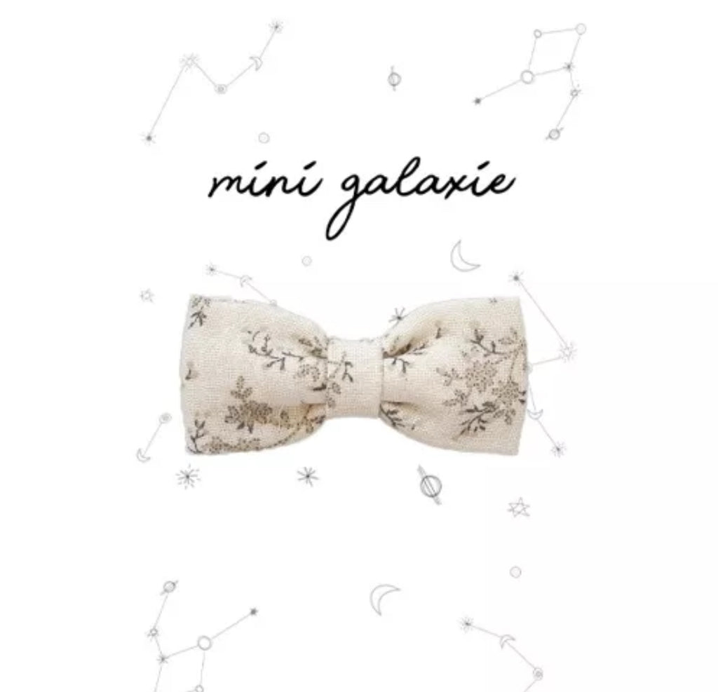 Barrette noeud - Fleurs Sauvages - Mini Galaxie