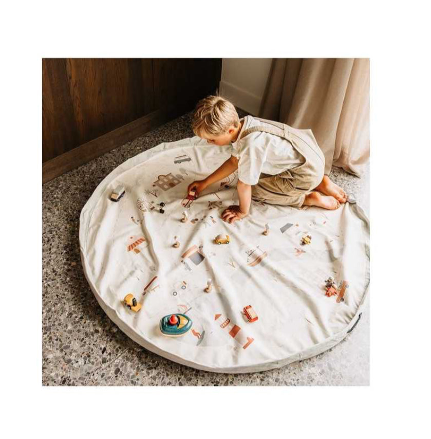 Tapis de jeu 2 en 1 - City Map -  Play&Go