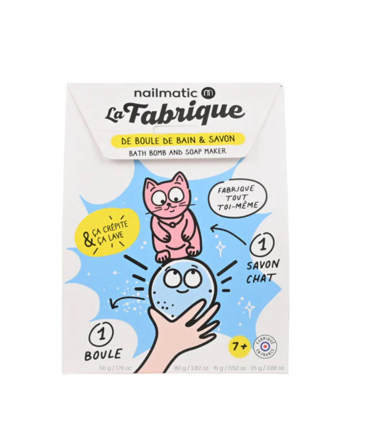 Coffret La fabrique de savon & boule de bain - Nailmatic