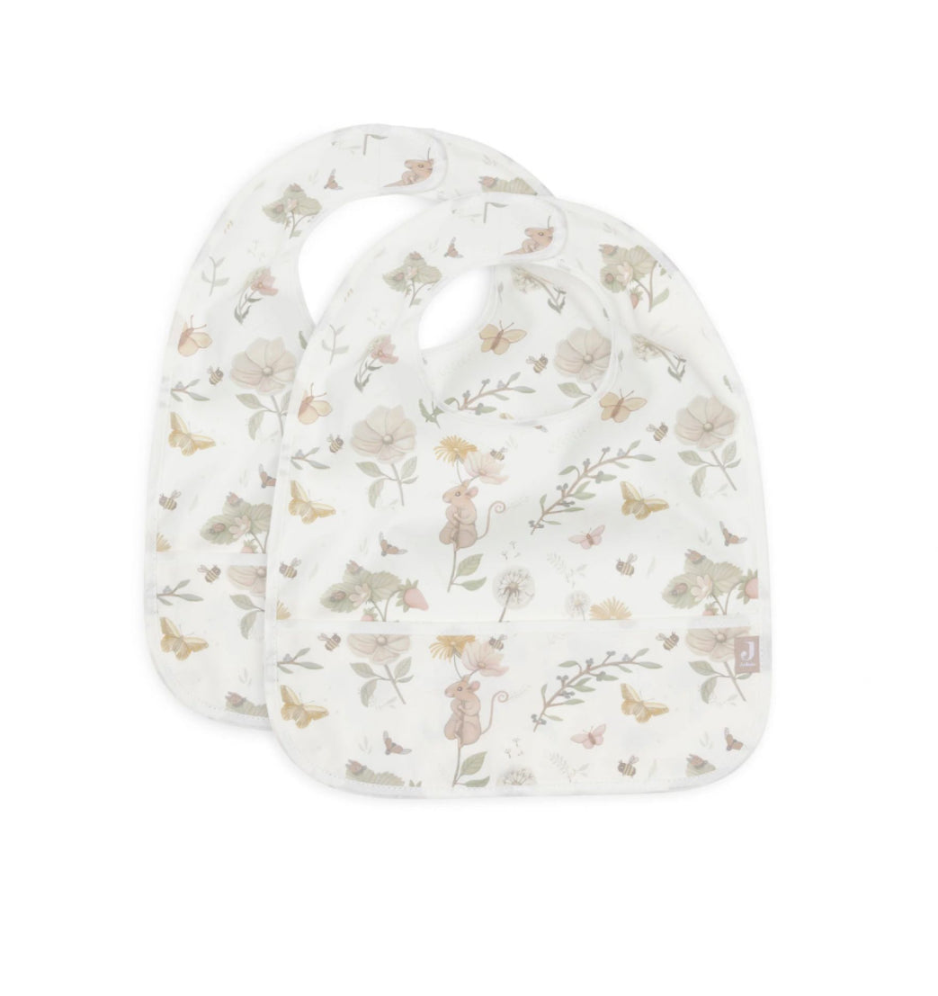 Set de 2 bavoirs imperméables - Souris - Jollein