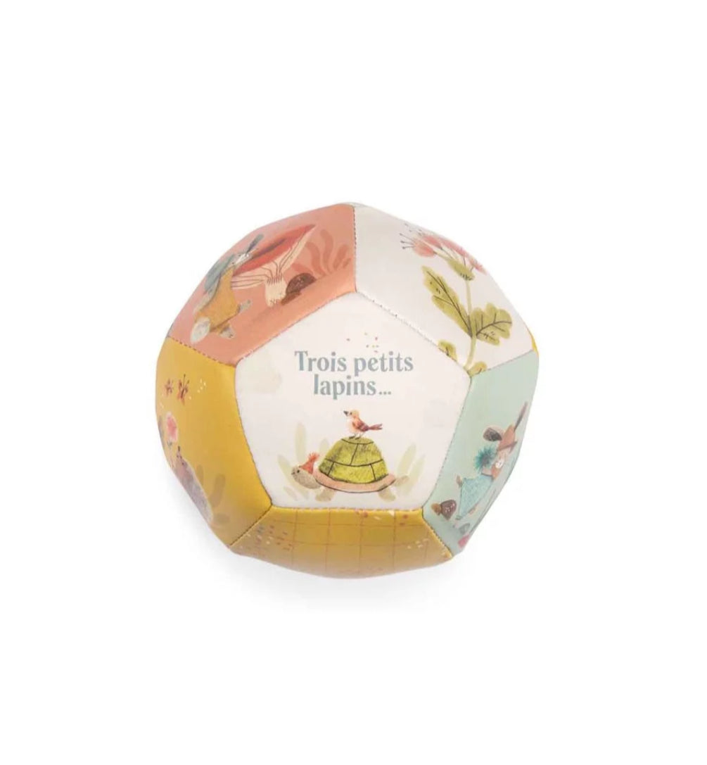 Ballon souple - Les Trois Petits Lapins - Moulin Roty