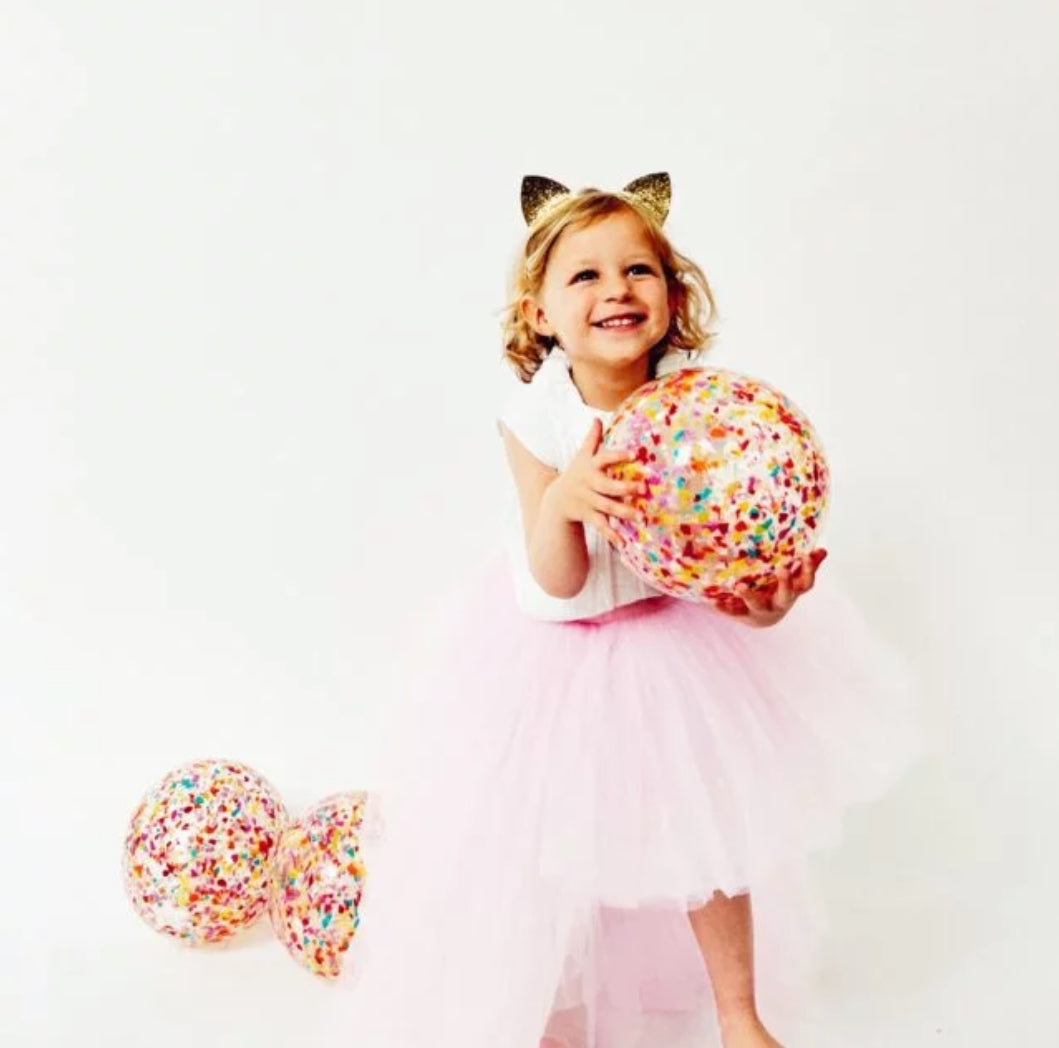 Ballon summer 10 cm - Confettis - Ratatam