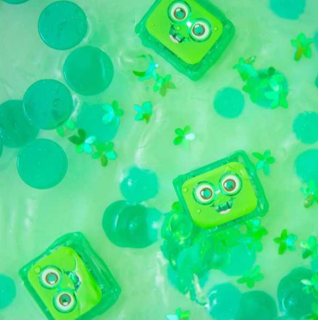 Lot de 4 cubes lumineux - Vert - Glo Pals