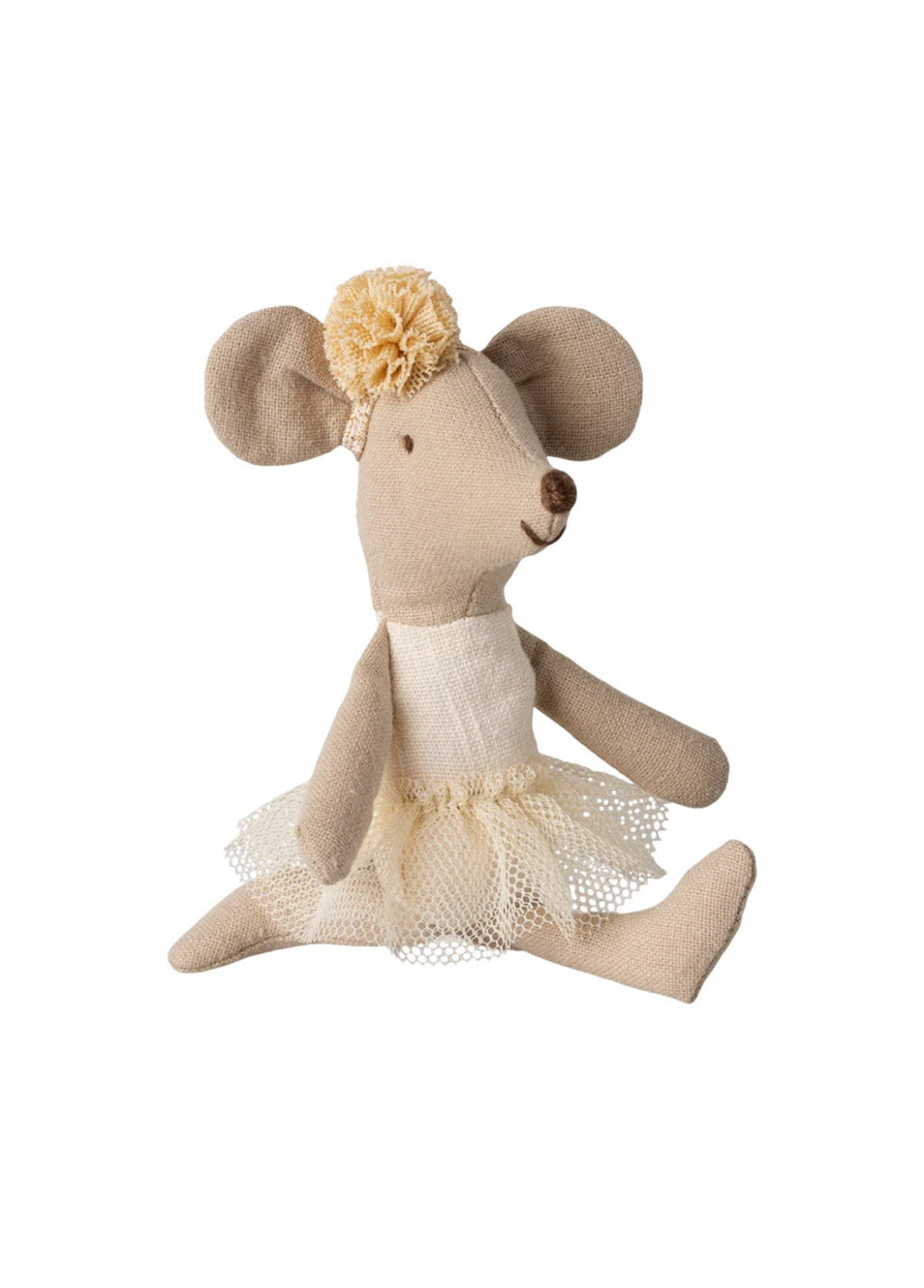 Souris petite soeur ballerine - Blanc cassé - Maileg