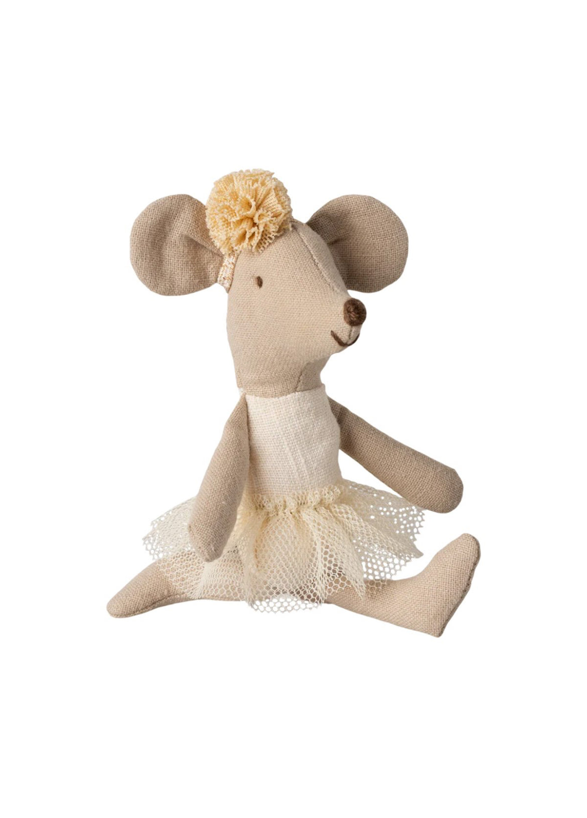 Souris petite soeur ballerine - Blanc cassé - Maileg