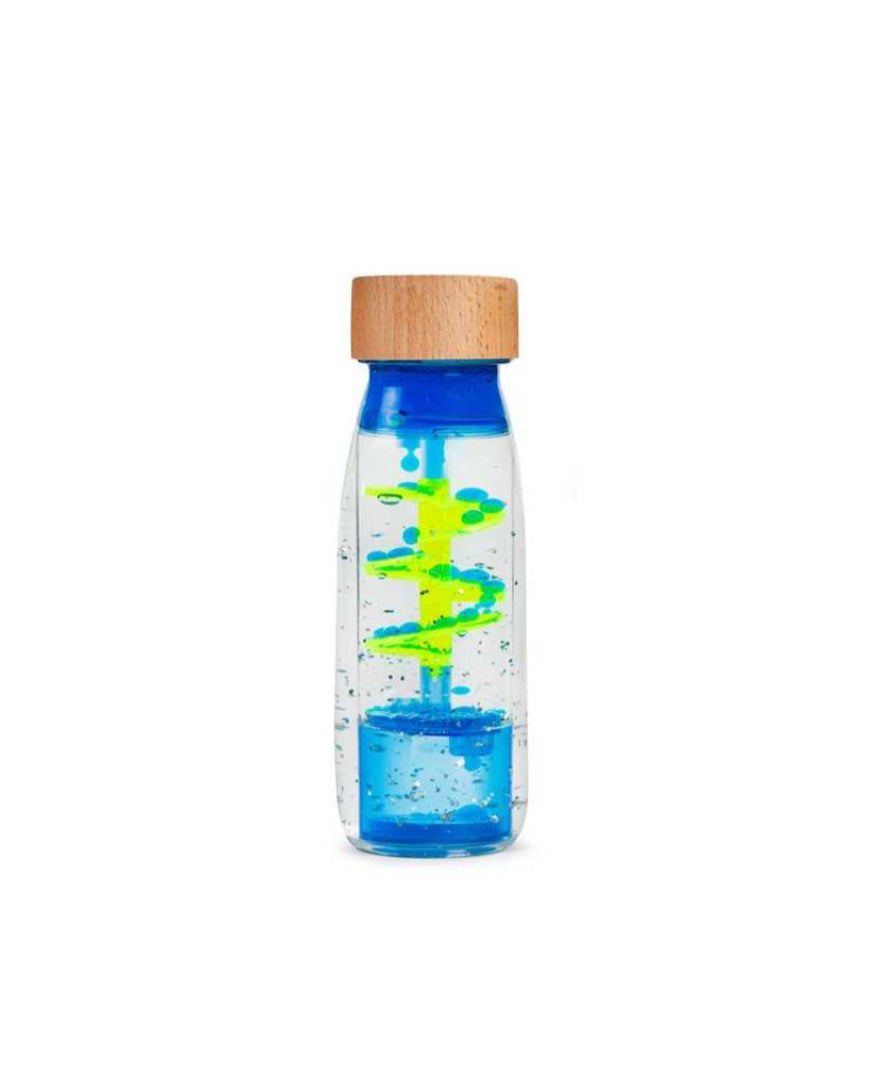 Bouteille sensorielle - Spirale Bleue - Petit Boum