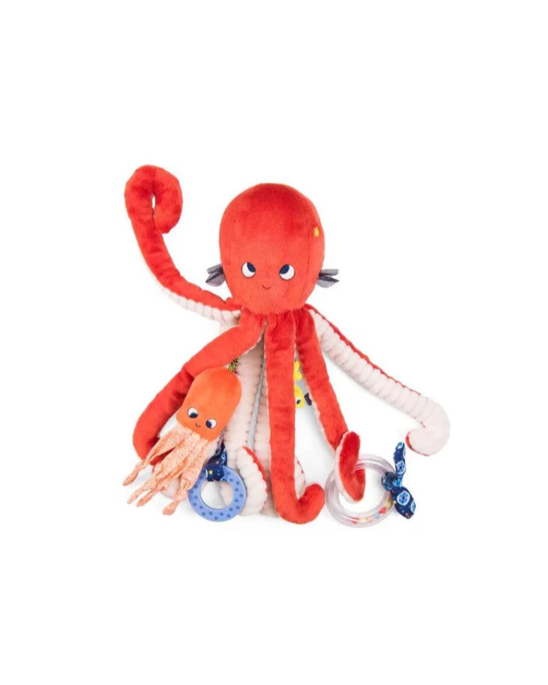 Peluche d'activités - Le Poulpe des Aventures de Paulie -  Moulin Roty