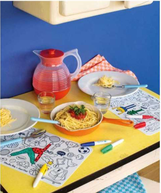 Mon mini set de table à colorier - Les Loufoques -  Moulin Roty x SuperPetit