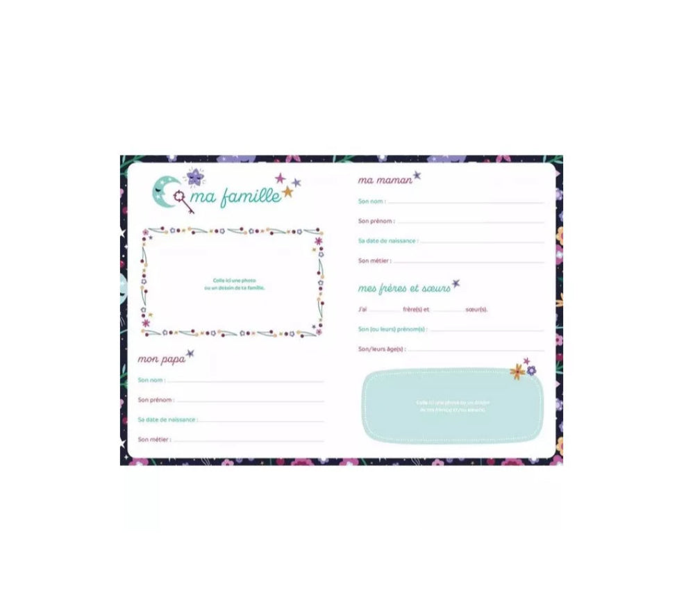 Mon carnet secret - Bijoux lune - Auzou