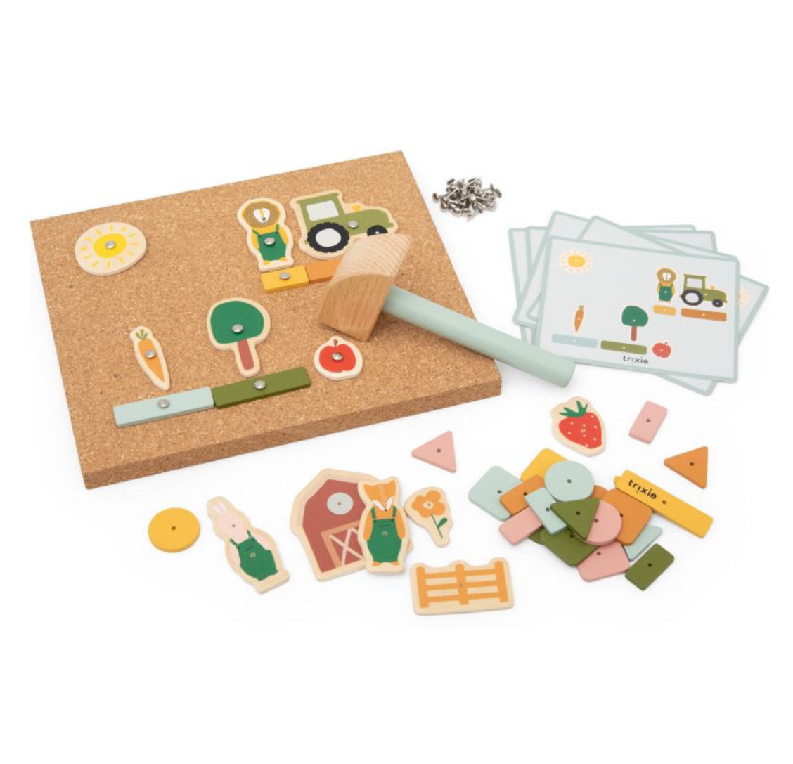 Jeu de clous - Ferme - Trixie