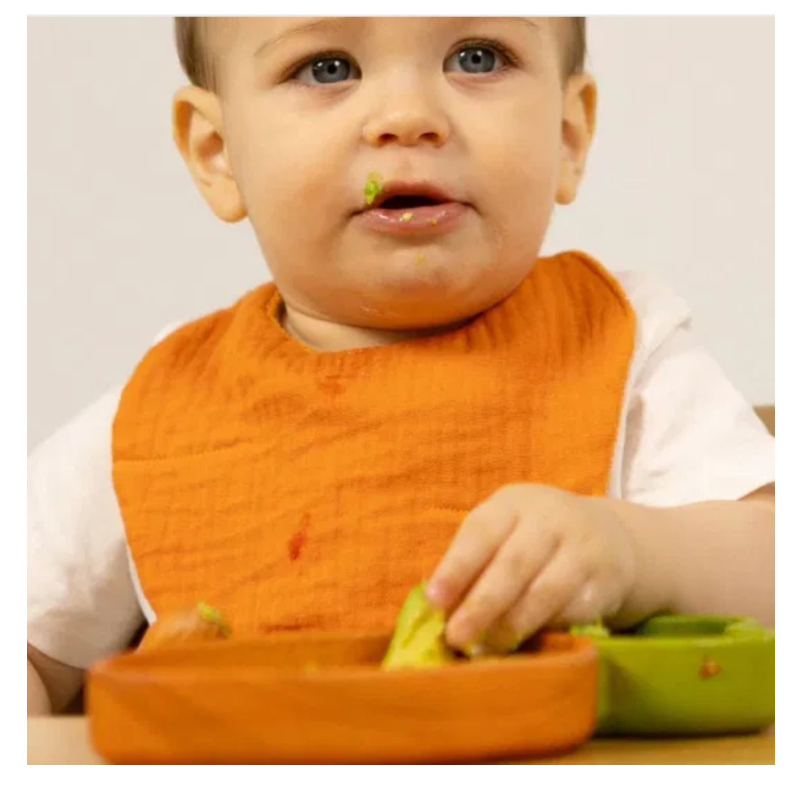 Bavoir - Cathy la carotte - Oli & Carol