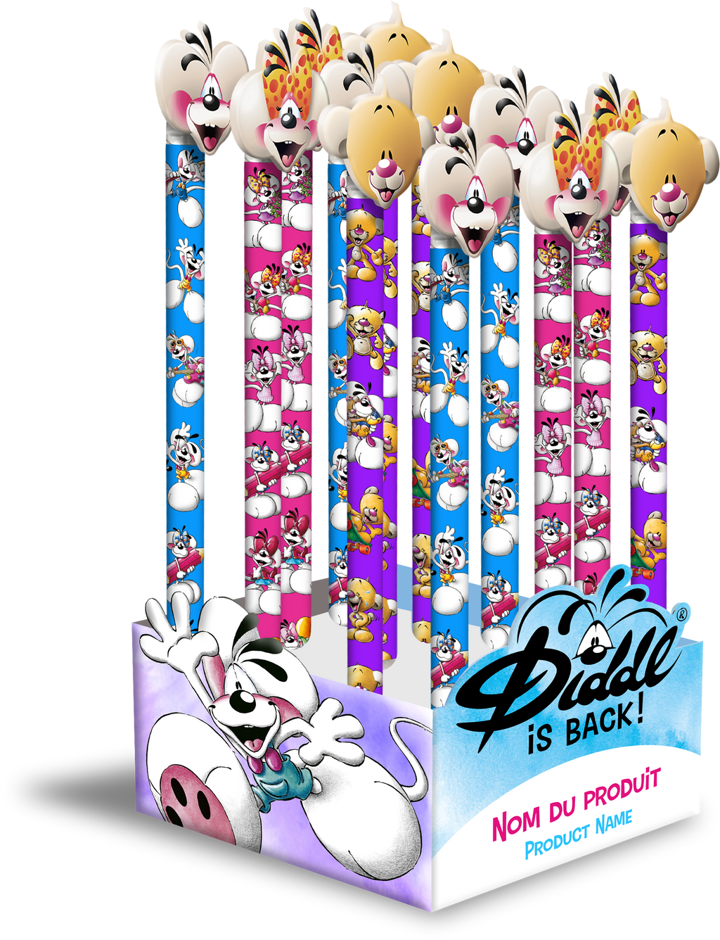 Stylo - effaçable 2D - Diddl