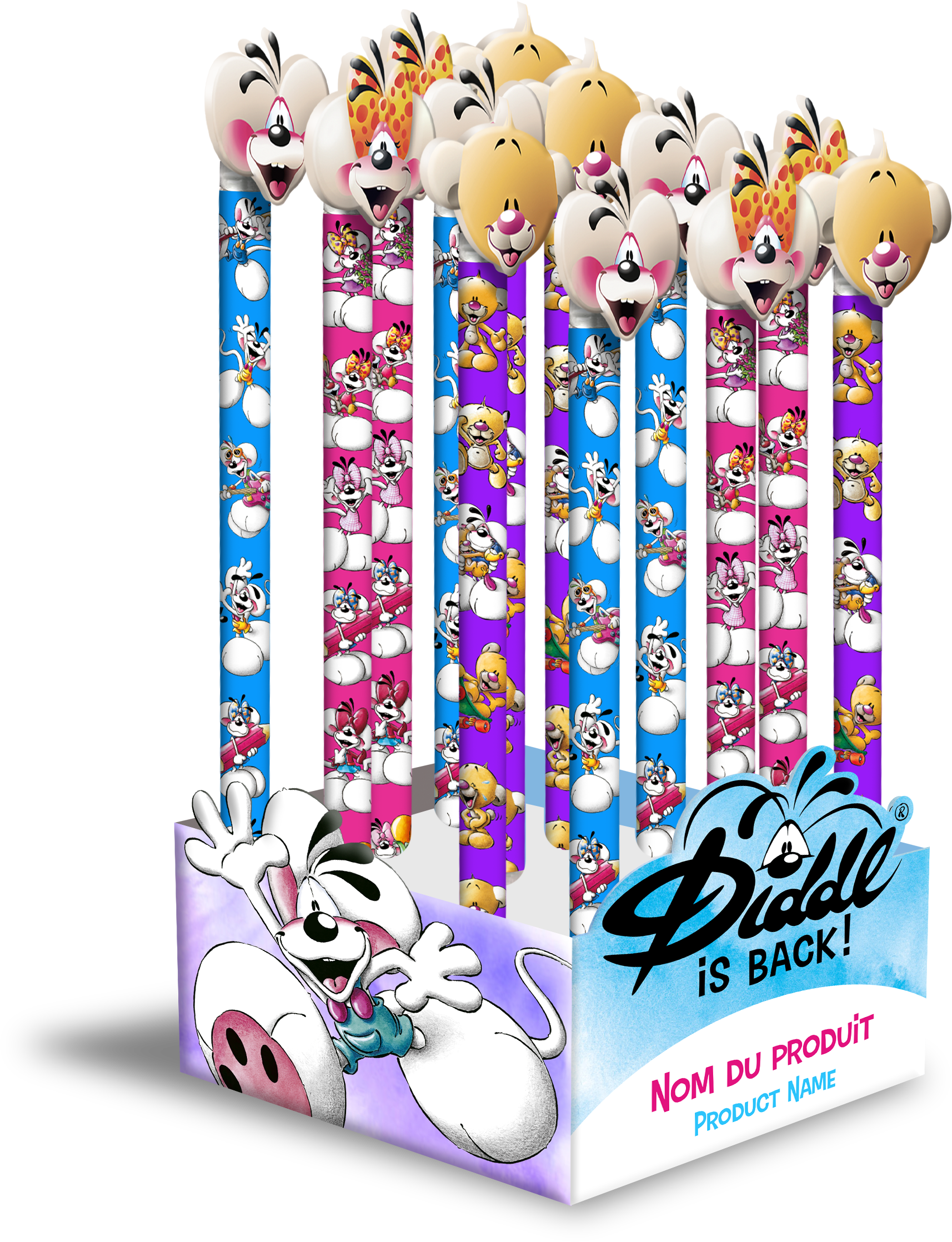 Stylo - effaçable 2D - Diddl