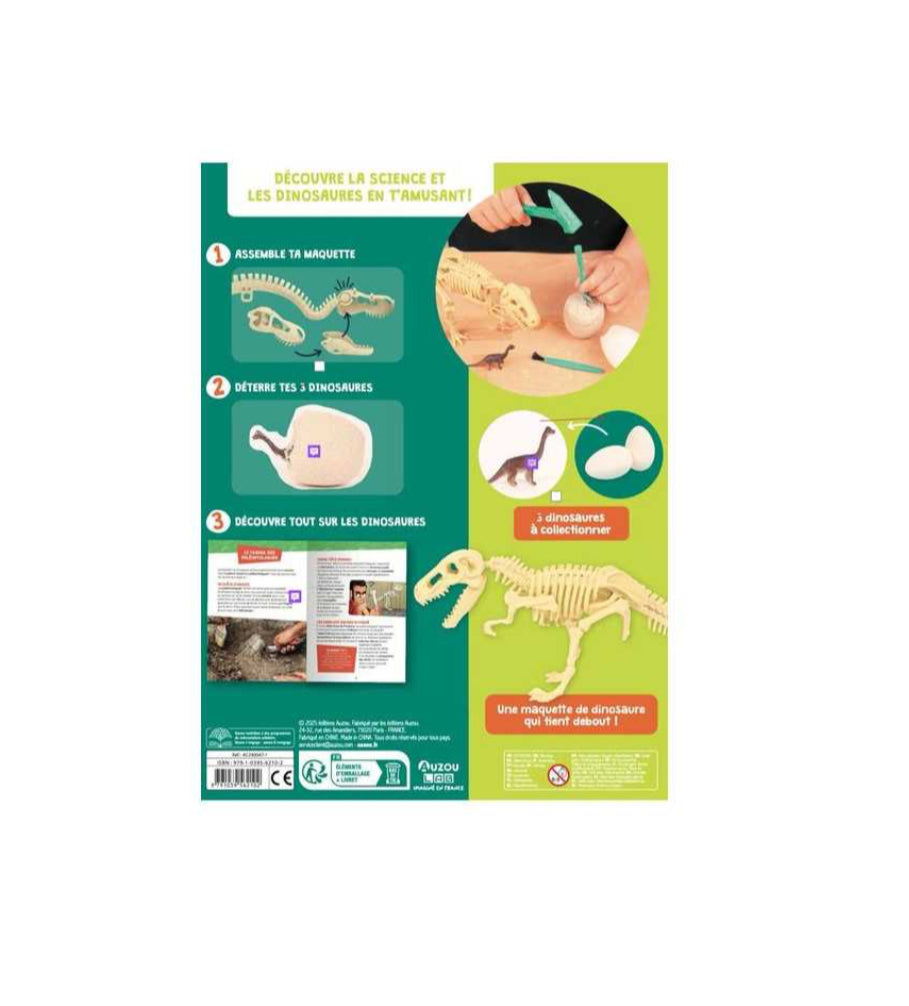 Auzou Lab - Je découvre les Dinosaures -  Auzou