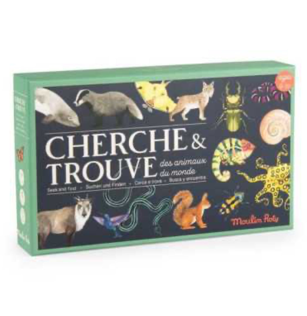 Jeu Cherche & Trouve - Tout Autour du Monde - Moulin Roty