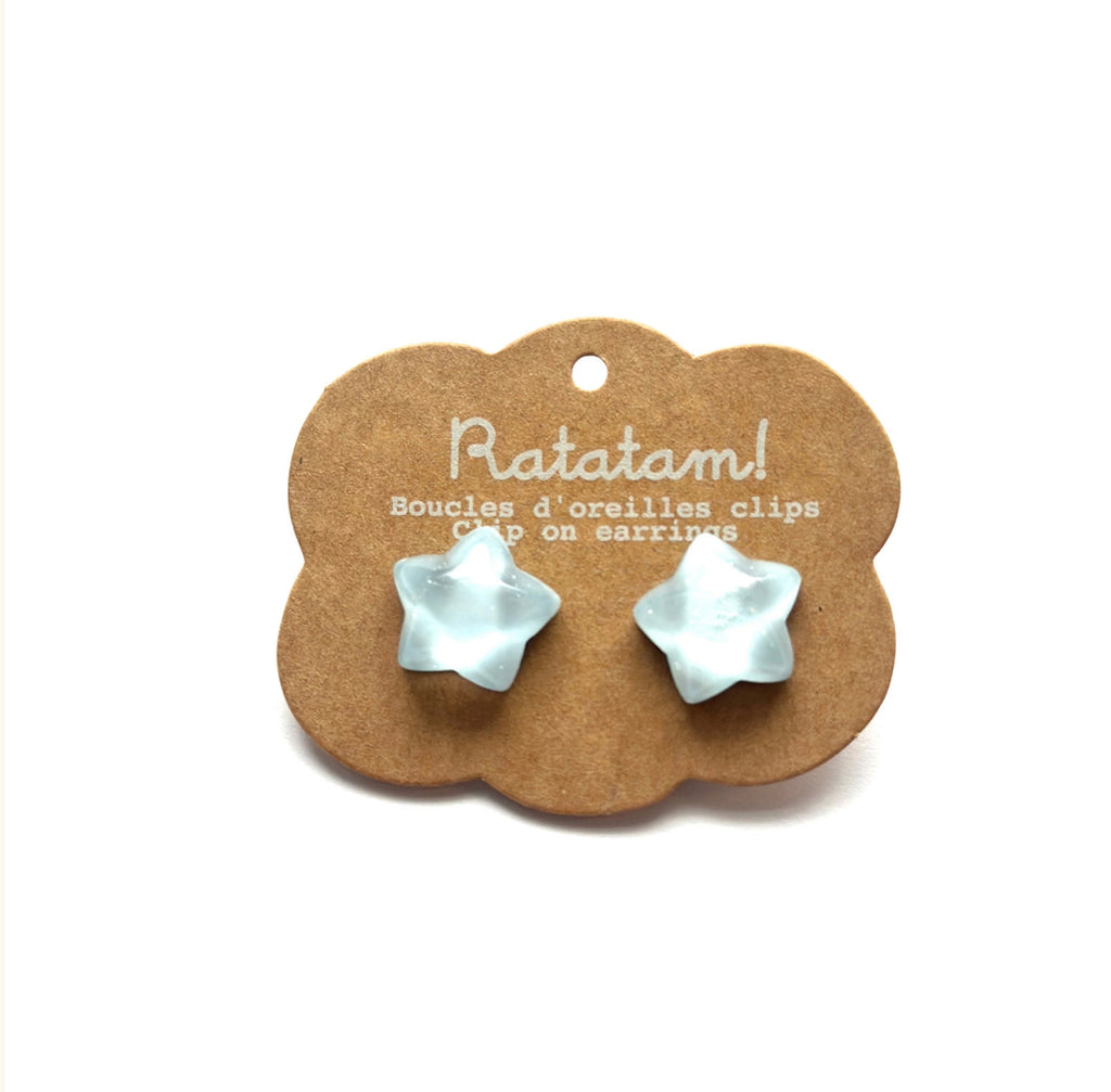 Boucles d'oreilles clip - Etoiles  - Ratatam