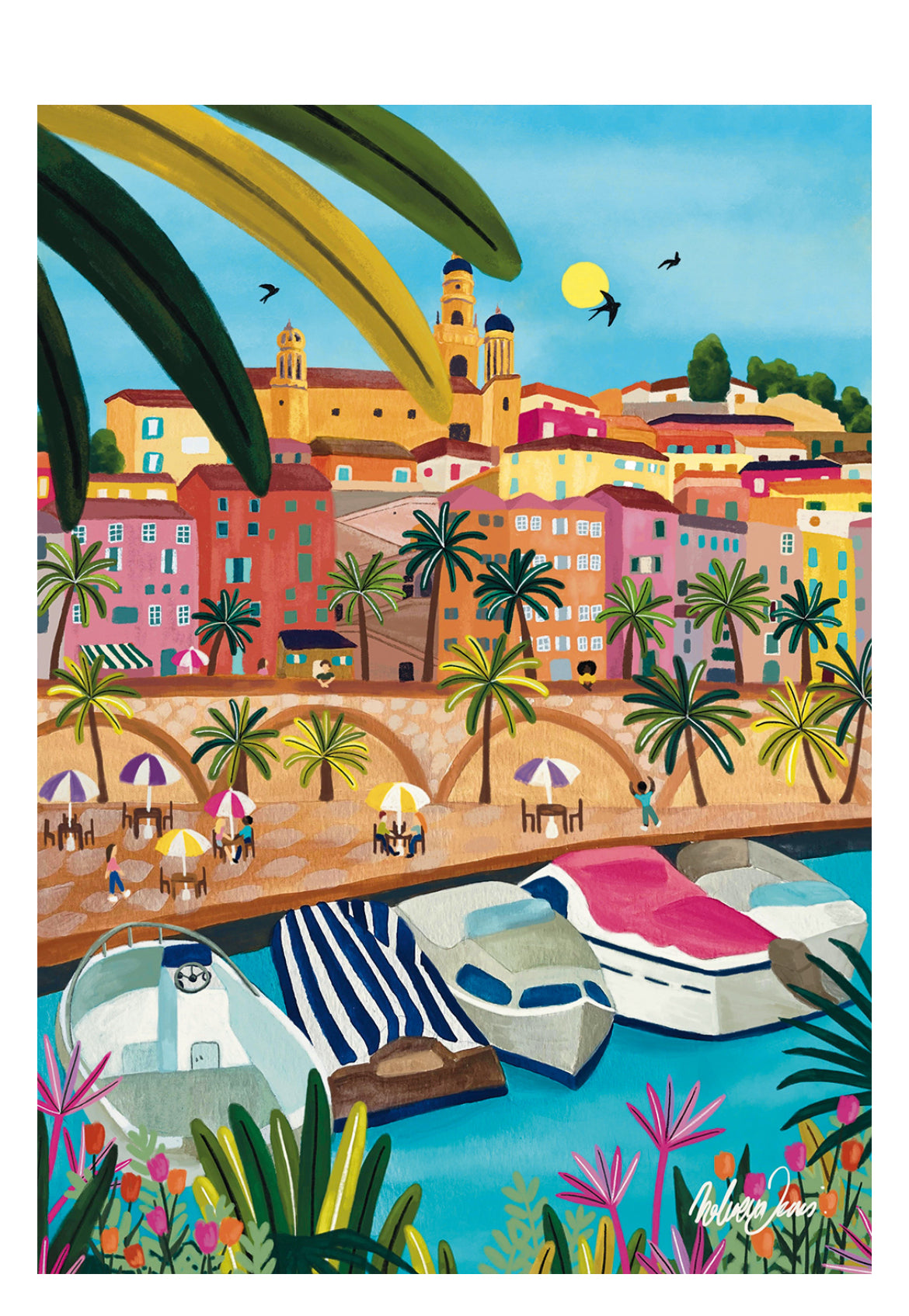 Puzzle 1000 pièces - Menton -  Pieces & Peace