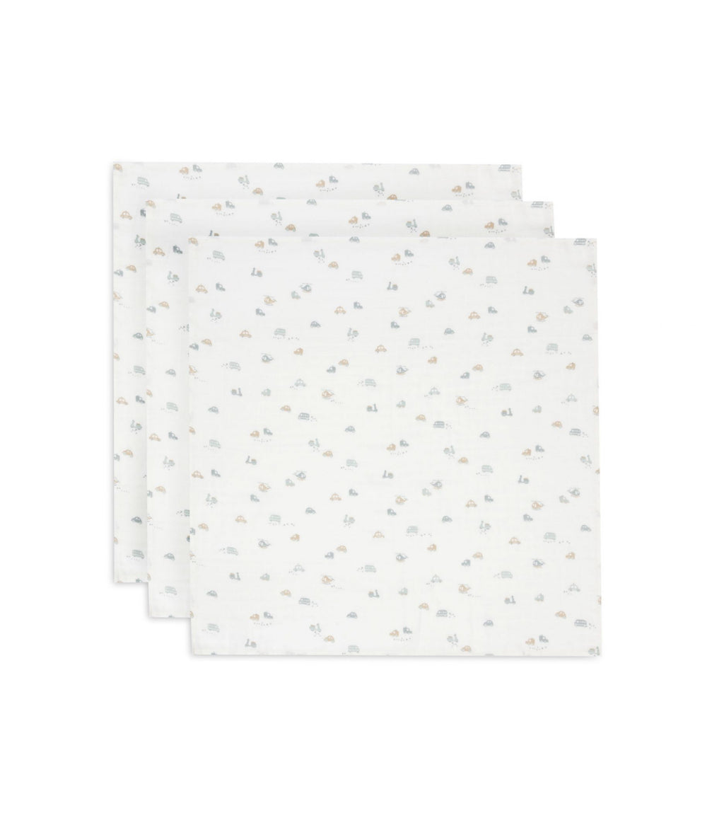 Lot de 3 langes 70x70 cm - On the Go - Jollein