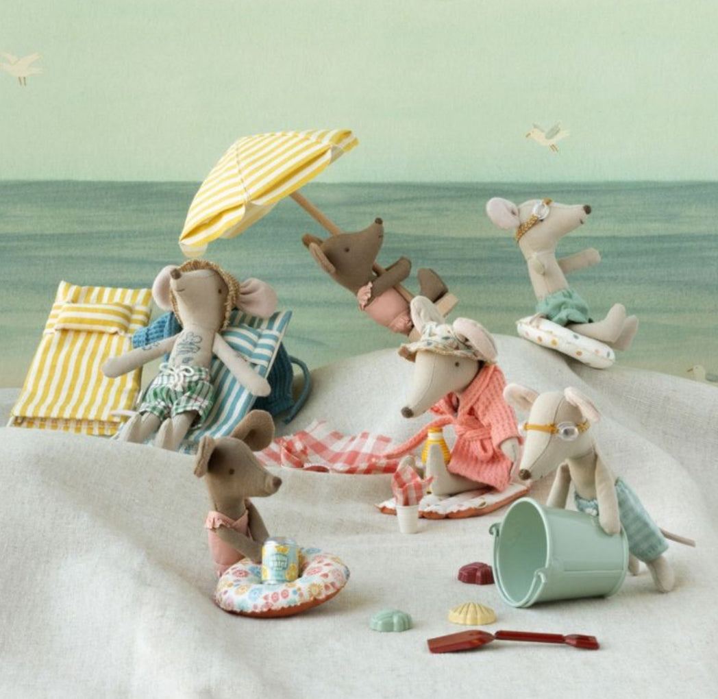Ensemble de plage grand frère - Bleu - Maileg