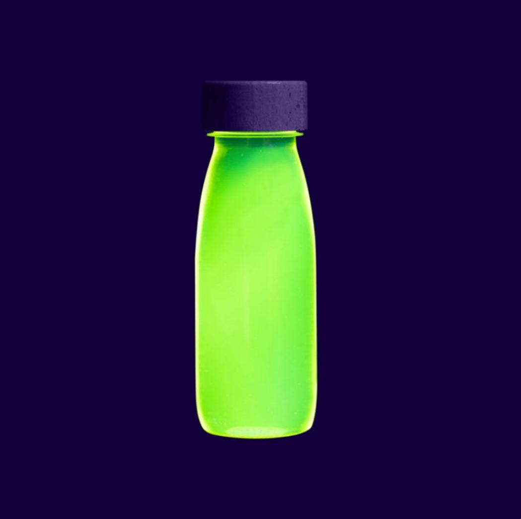 Bouteille sensorielle - Jaune Fluorescente - Petit Boum