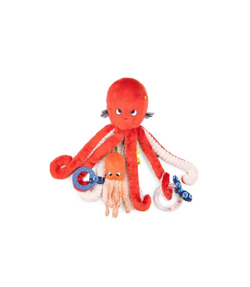 Peluche d'activités - Le Poulpe des Aventures de Paulie -  Moulin Roty