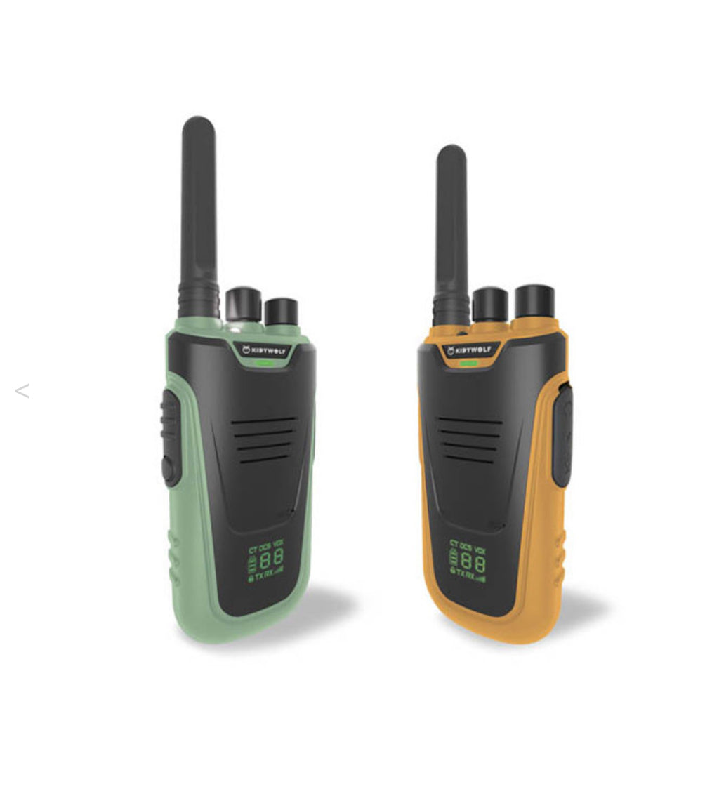 Talkie-walkie Kidytalk - Vert & Jaune - Kidywolf