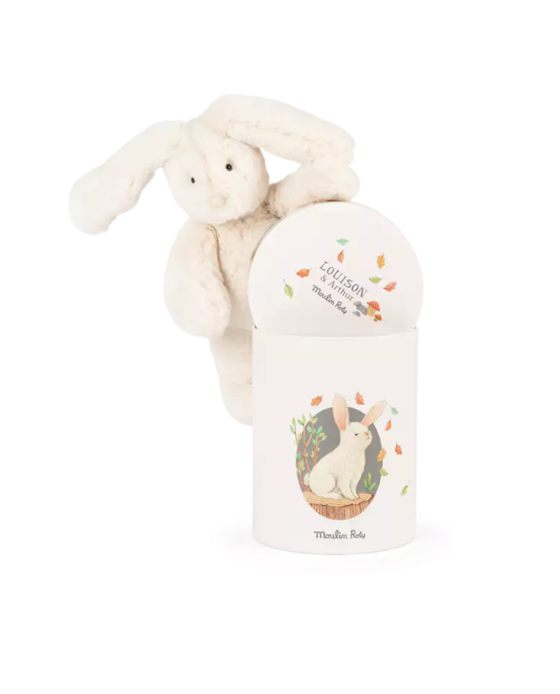 Peluche petit lapin Louison crème  - Arthur & Louison -  Moulin Roty