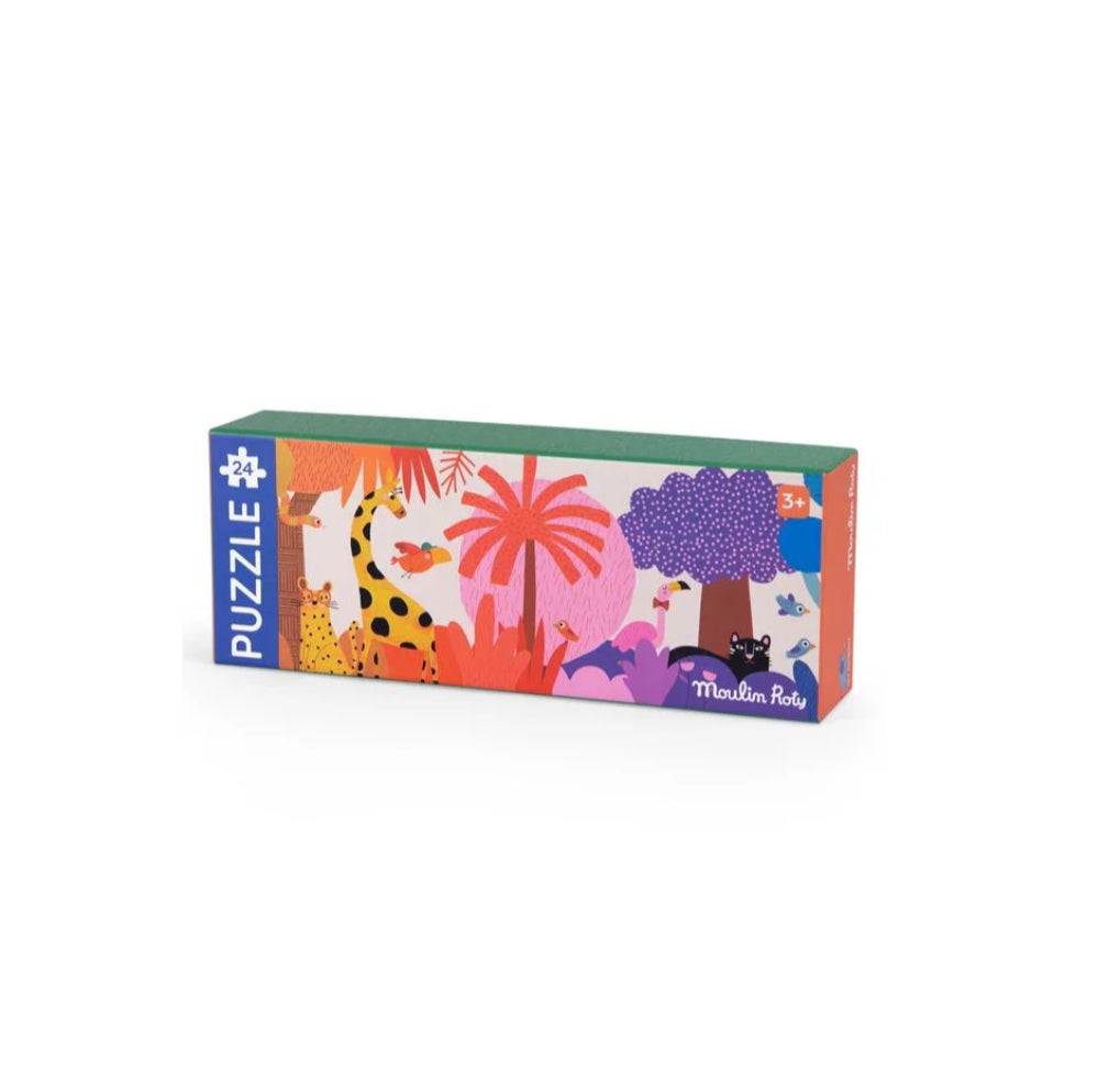 Puzzle la jungle arc en ciel - 24 pièces - les toupitis