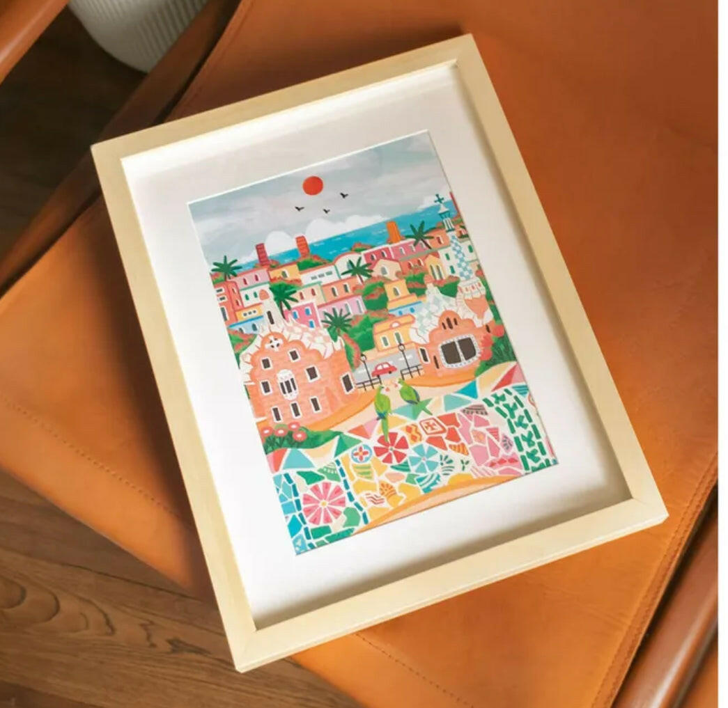 Peinture au numéro - Barcelone -  La Petite Epicerie