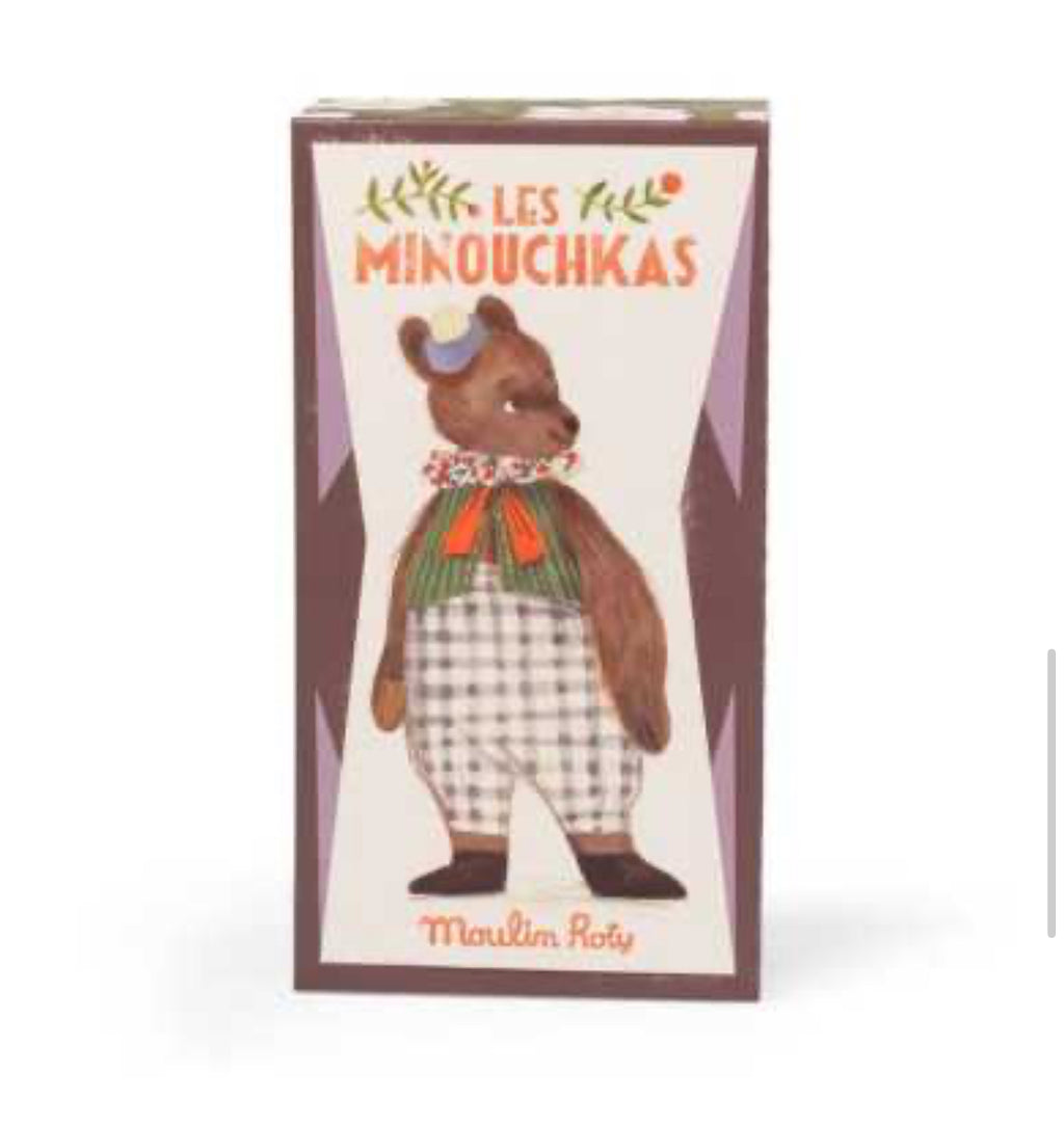 Peluche Baba le grand ours  - Les Minouchkas -  Moulin Roty