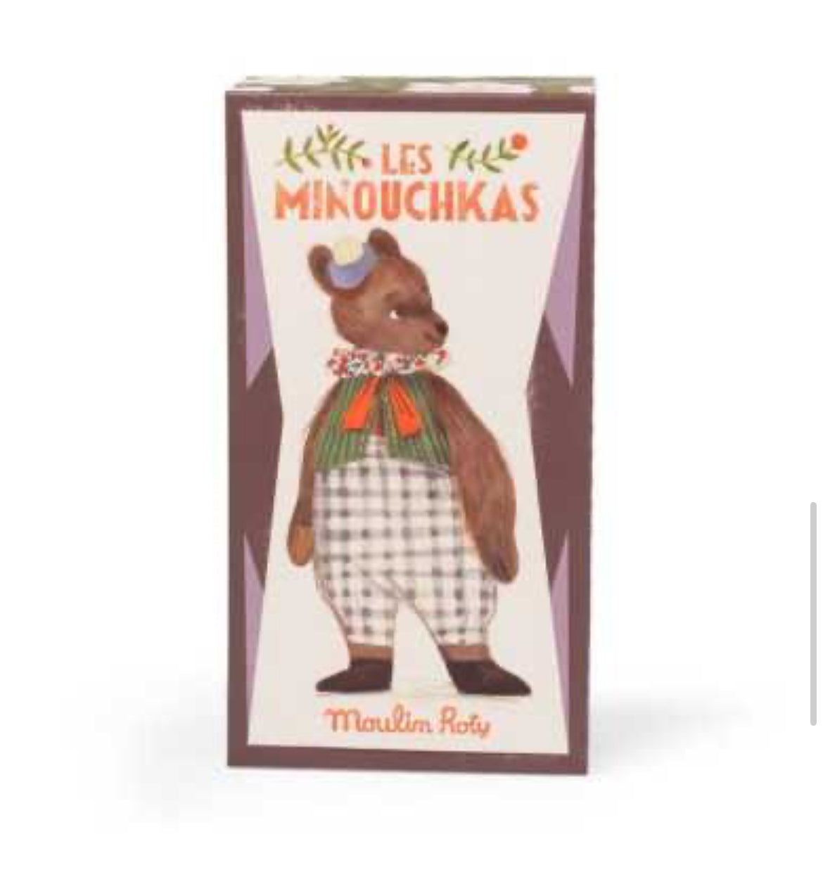 Peluche Baba le grand ours  - Les Minouchkas -  Moulin Roty