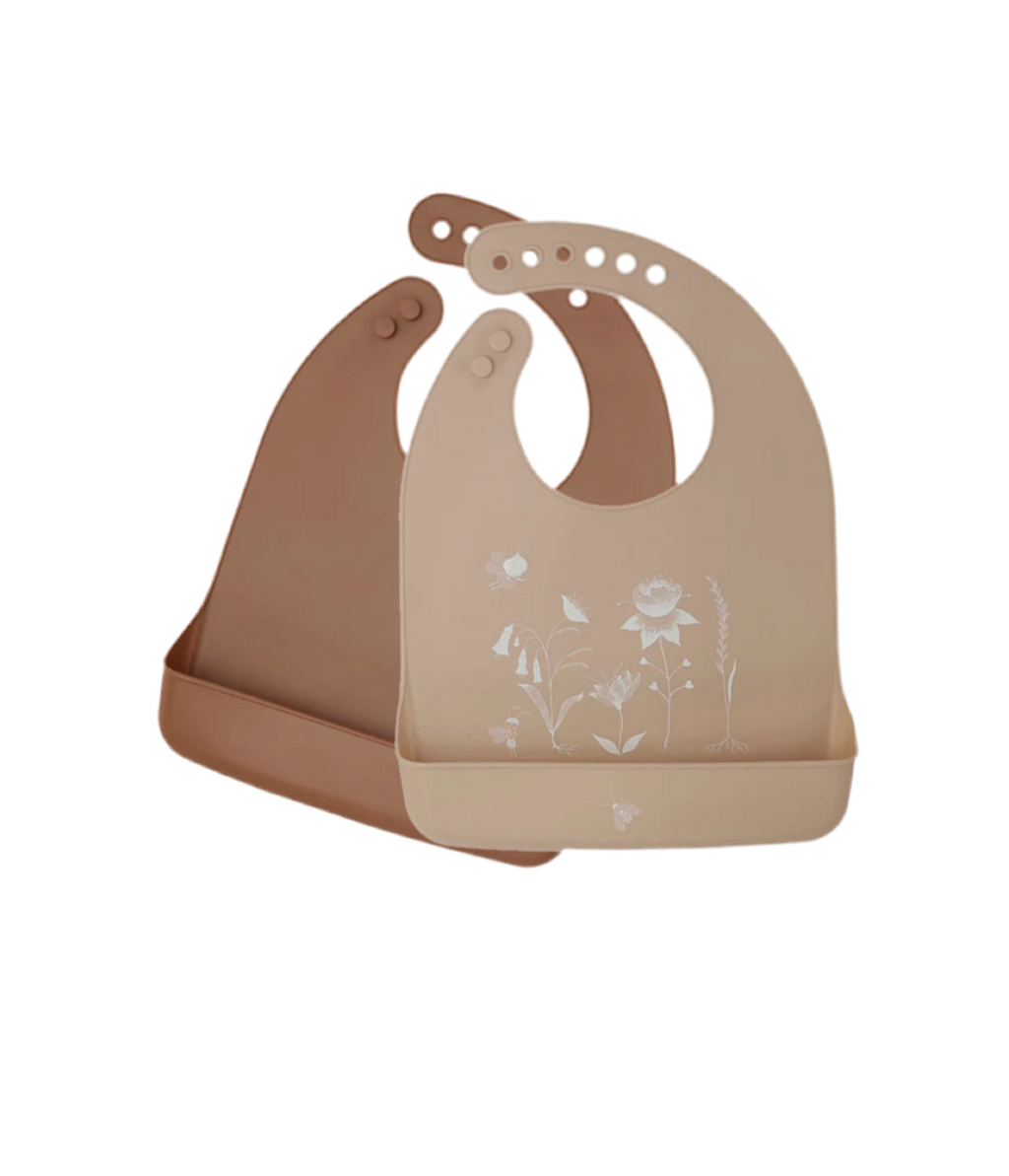 Bavoir à poche en silicone - Garden - Lille Vilde