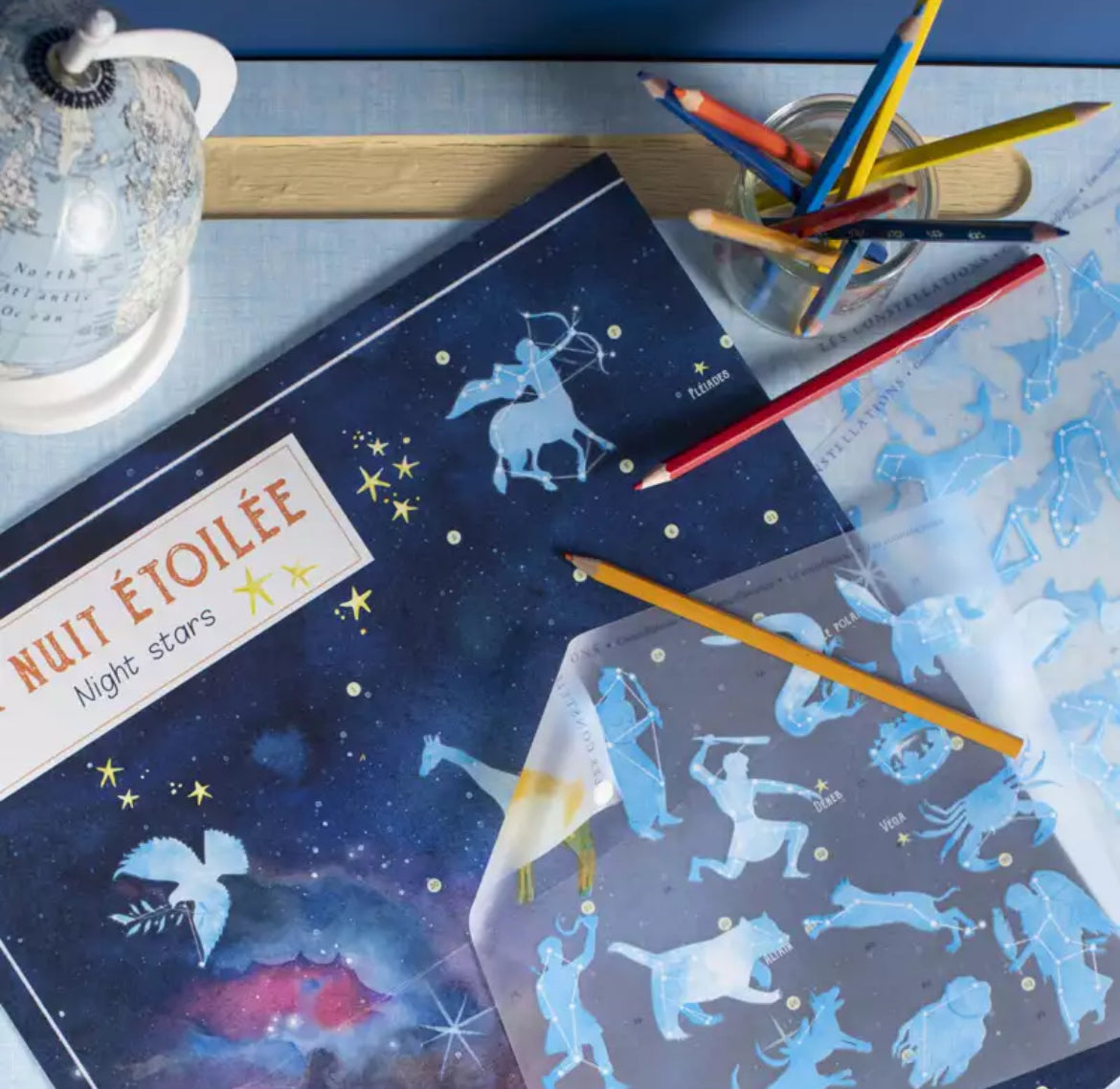 Décalcomanie - Les constellations -  Moulin Roty