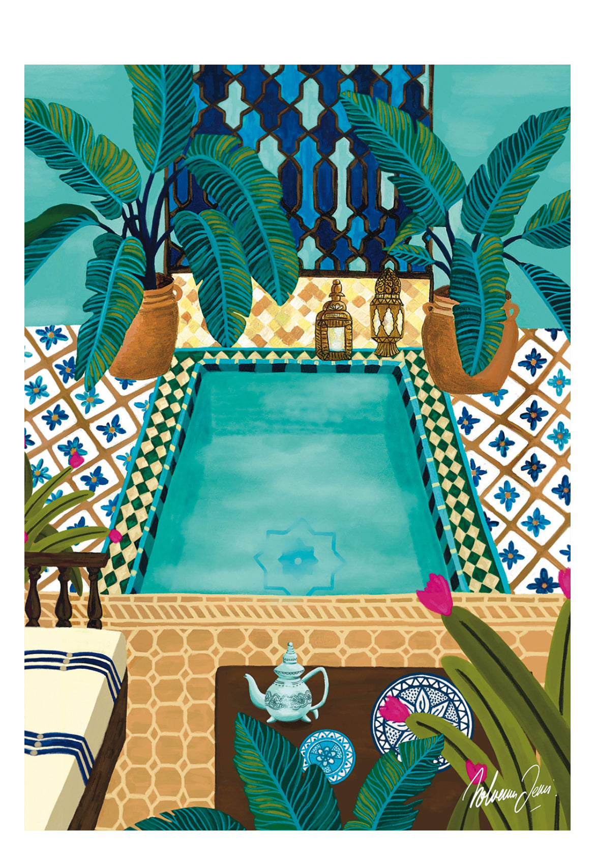 Puzzle 1000 pièces - Riad - Pieces & Peace