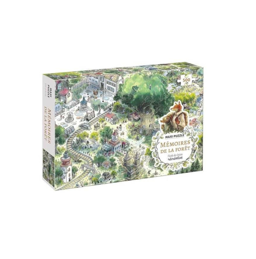 Puzzle 500 pièces - Mémoires de la forêt - L'école des Loisirs