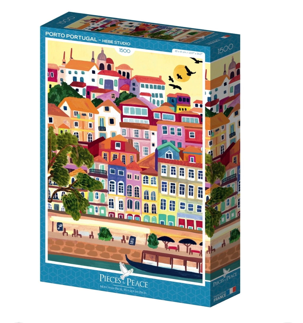 Puzzle 1000 pièces - Porto - Pieces & Peace