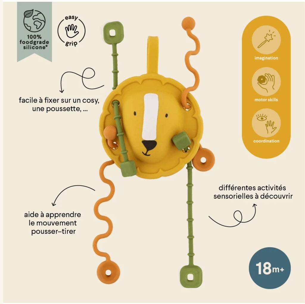 Jouets sensoriel en silicone - Mr Lion - Trixie